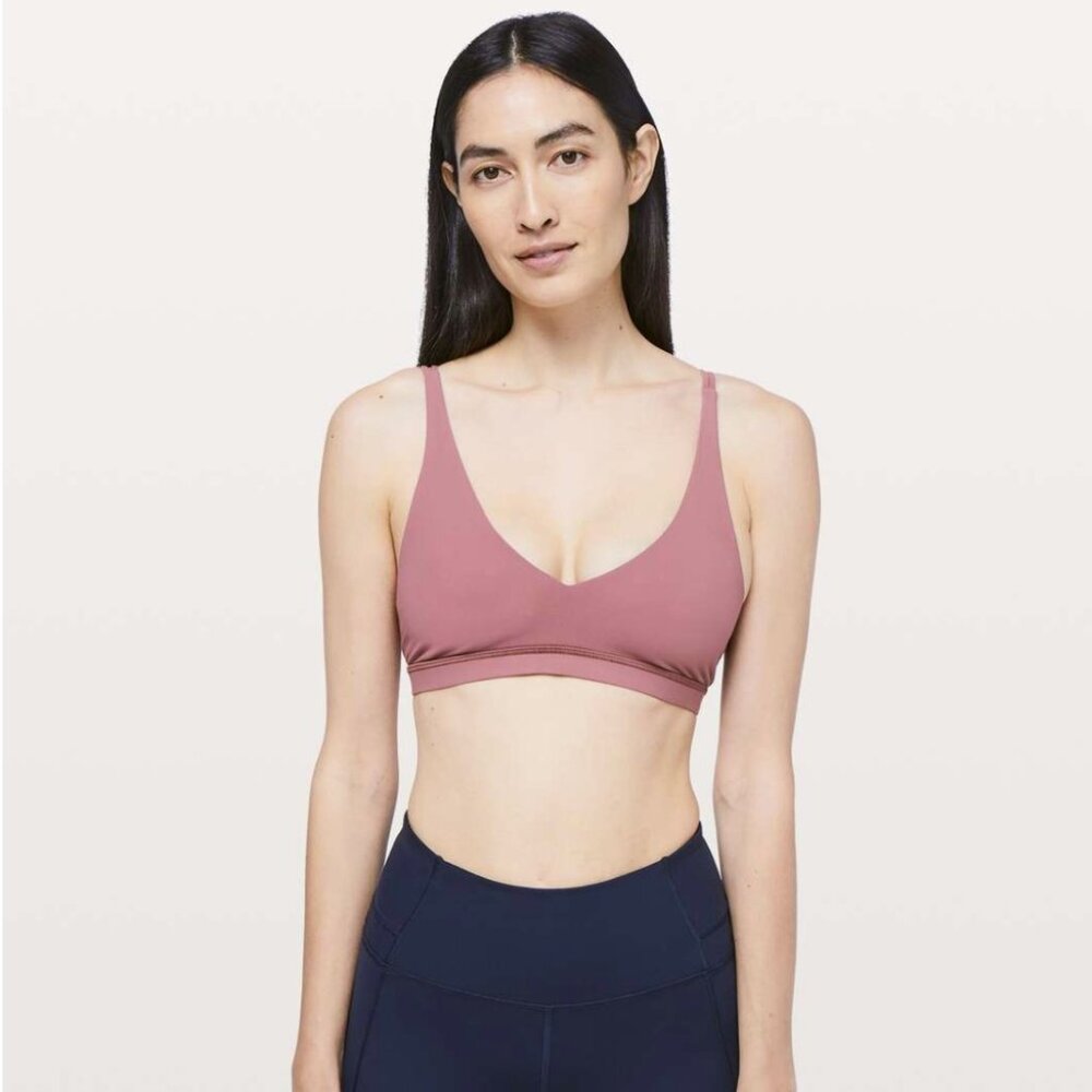 Lululemon Freely Flexed Bra Misty Merlot Size 4